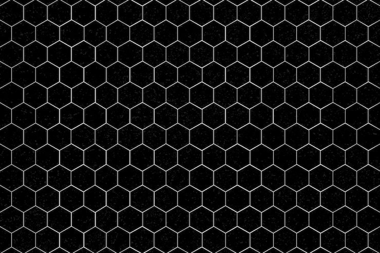 Vector gratuito fondo blanco con patrón hexagonal
