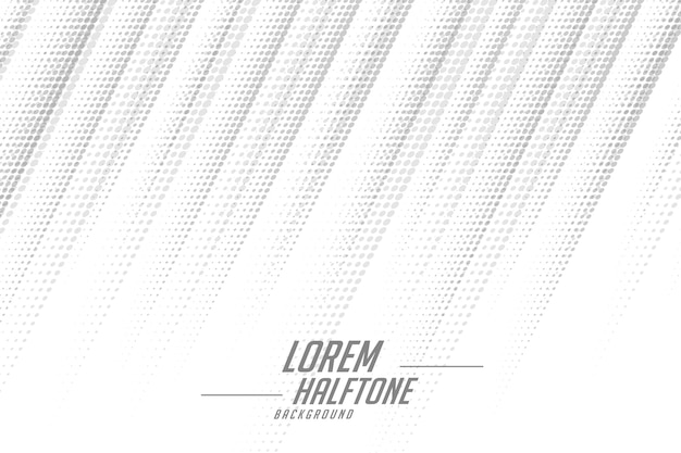 Fondo blanco de textura punteada de semitono abstracto y limpio en vector de estilo vintage