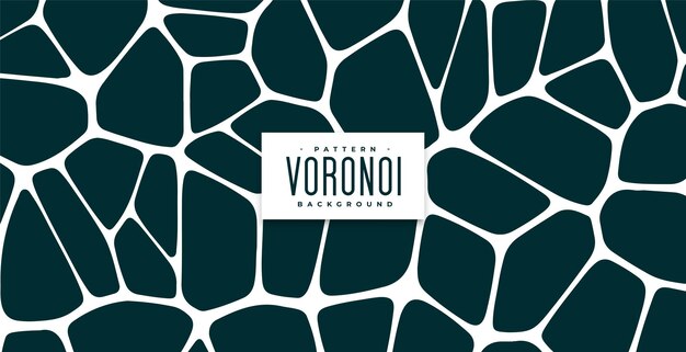 Fondo de bloques de patrón voronoi orgánico