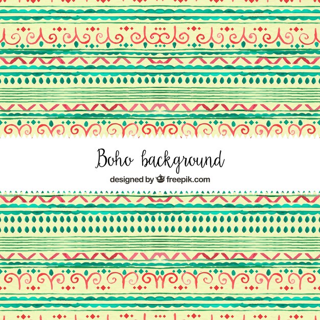 Fondo boho de acuarela 
