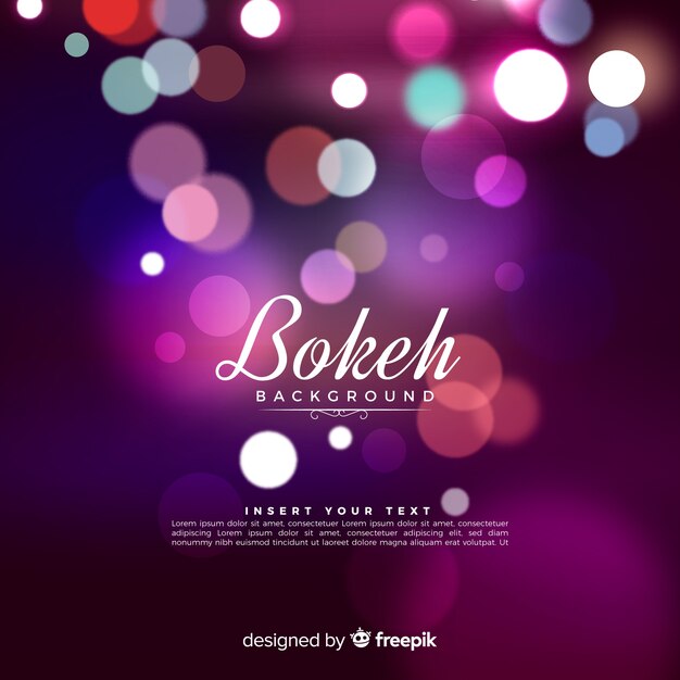 Fondo de bokeh abstracto