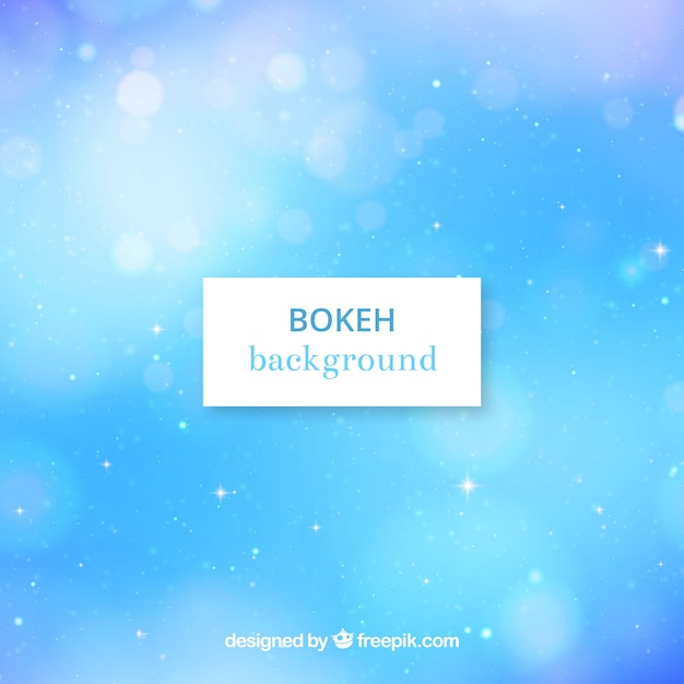 Fondo de bokeh azul