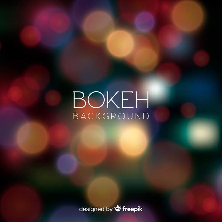 Vector gratuito fondo de bokeh borroso y abstracto