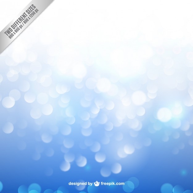 Vector gratuito fondo bokeh en colores azules