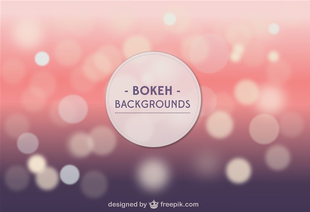 Fondo bokeh con destellos