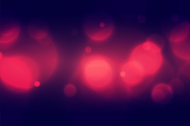 Fondo de bokeh de efecto de luz borrosa roja desenfocada