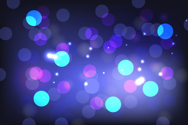 El fondo de bokeh de estilo realista