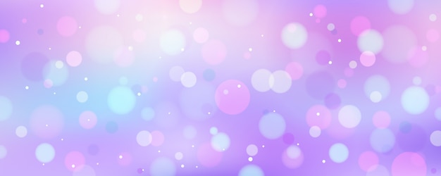 Fondo bokeh pastel horizontal