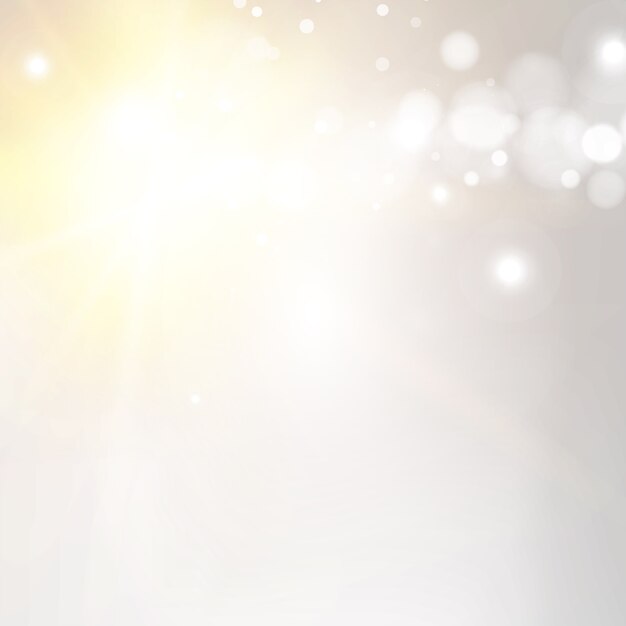 Fondo bokeh con rayos de sol