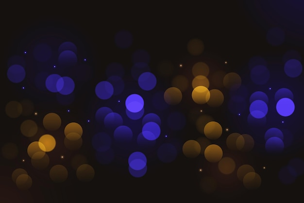 Vector gratuito fondo bokeh realista