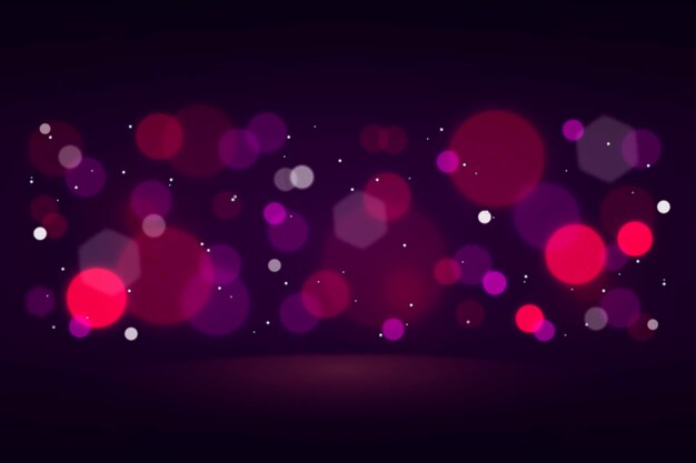 Fondo de bokeh realista