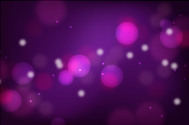 Fondo bokeh realista