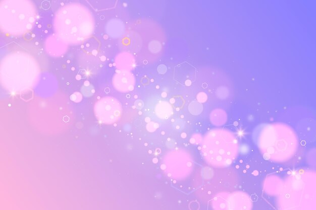 Fondo bokeh realista