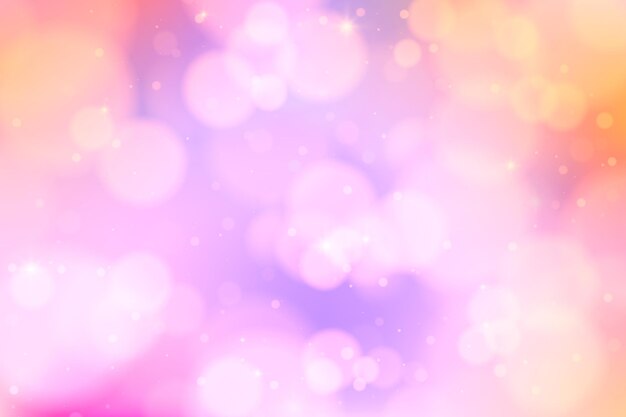 Fondo bokeh realista