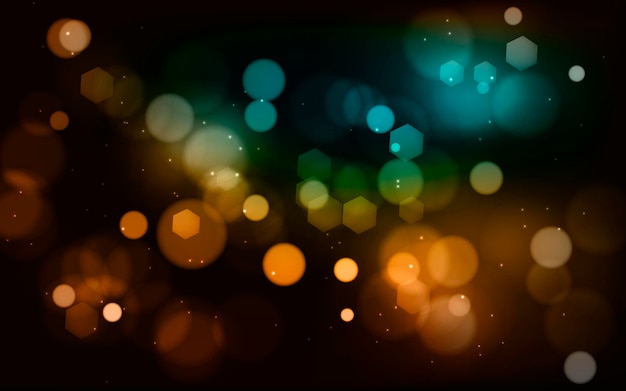 Fondo bokeh realista