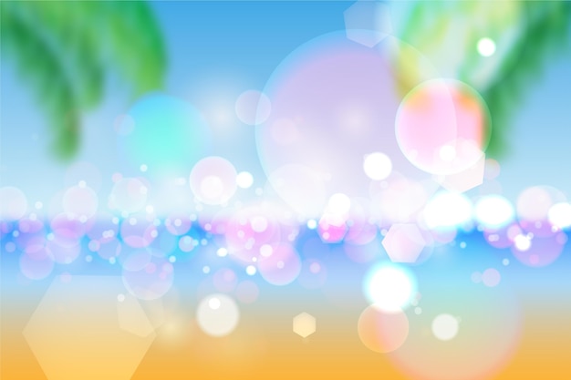 Fondo de bokeh realista