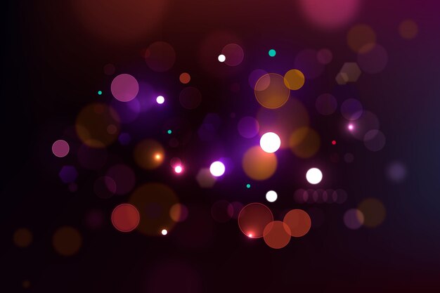 Fondo bokeh realista