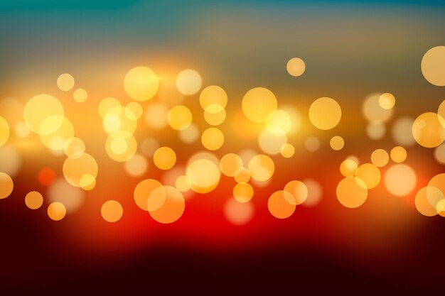 Fondo bokeh realista