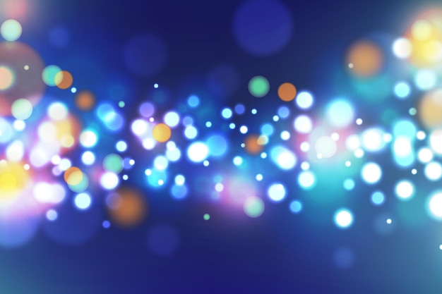 Fondo bokeh realista