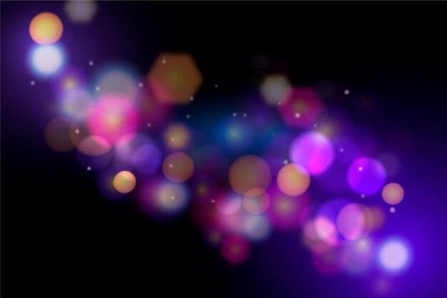 Fondo de bokeh realista