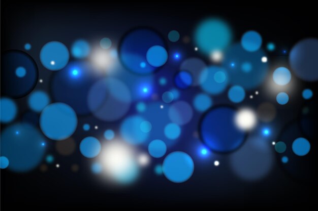 Fondo bokeh realista