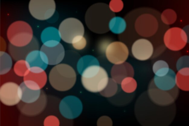 Fondo bokeh realista