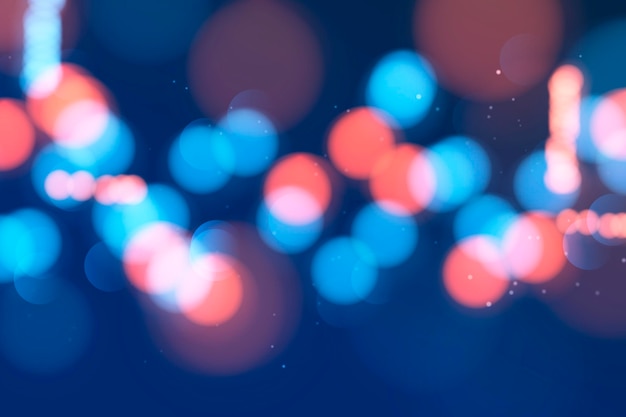 Vector gratuito fondo bokeh realista