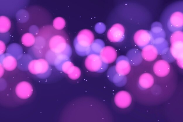 Fondo bokeh realista