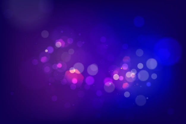 Vector gratuito fondo bokeh realista