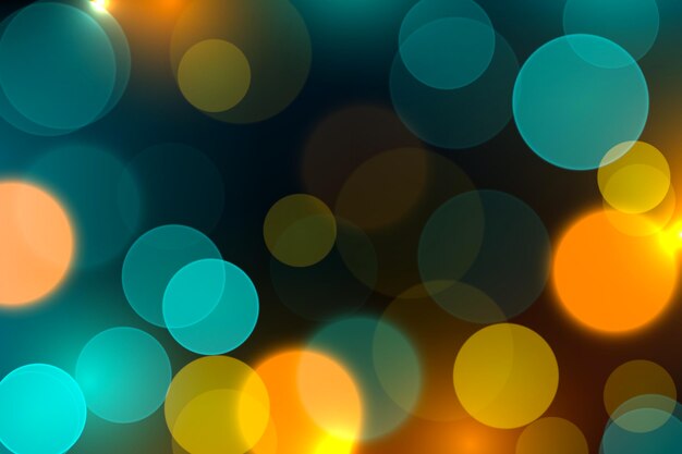 Fondo bokeh realista