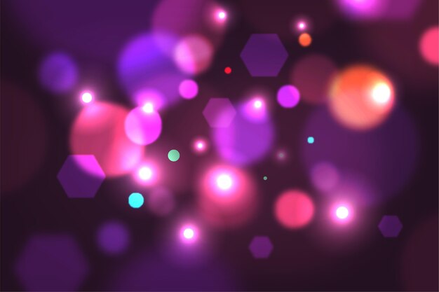Fondo de bokeh realista