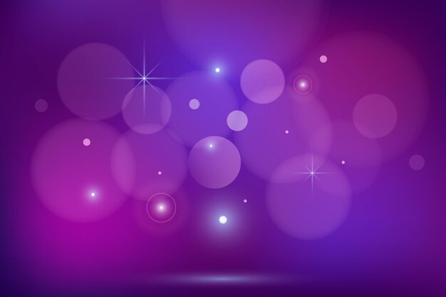 Fondo bokeh realista