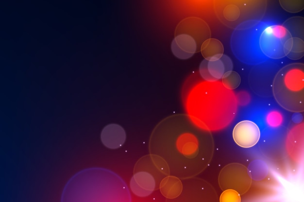 Fondo de bokeh realista