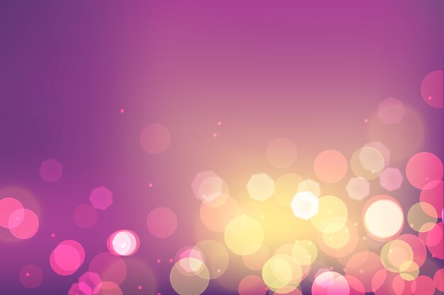 Fondo de bokeh realista