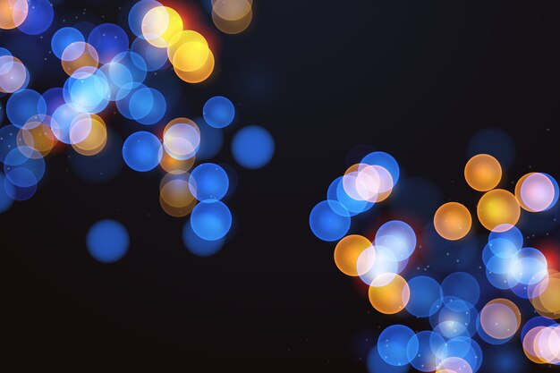 Fondo de bokeh realista
