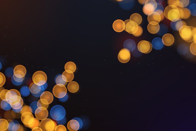 Fondo de bokeh realista