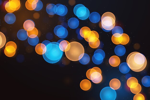 Fondo de bokeh realista