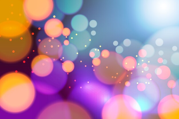 Fondo de bokeh realista