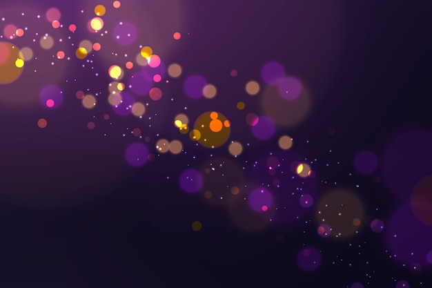 Fondo de bokeh realista