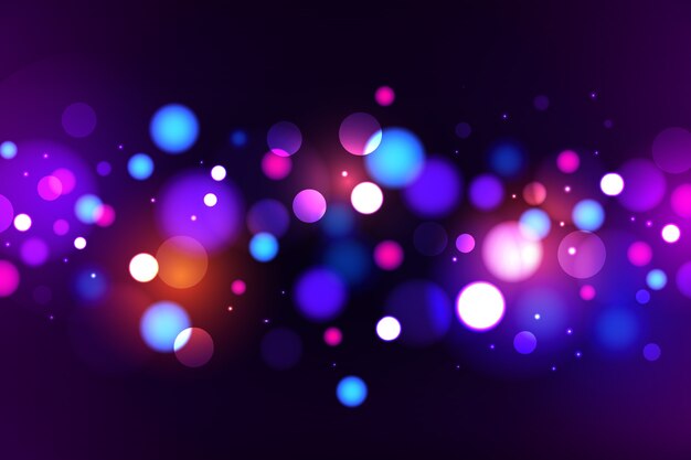 Fondo de bokeh realista