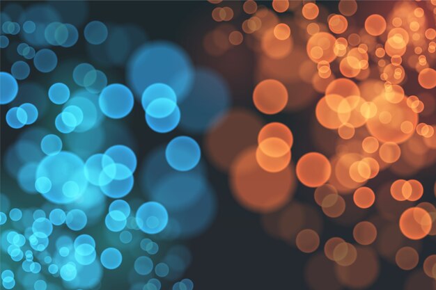 Fondo de bokeh realista