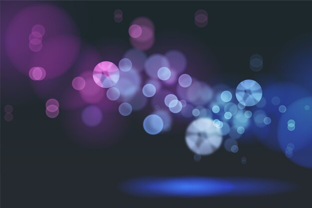 Fondo de bokeh realista