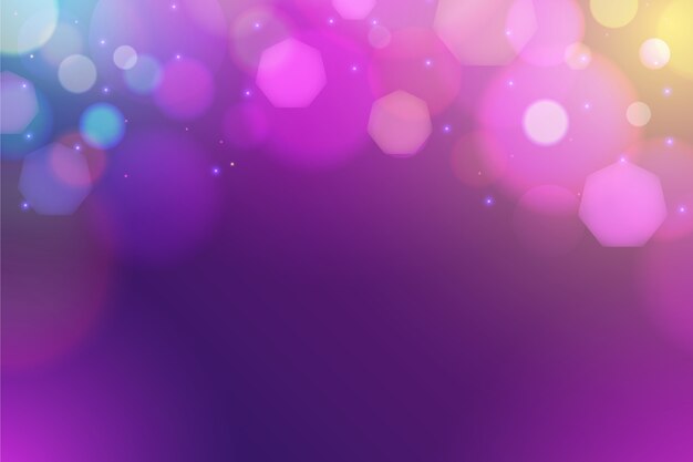 Fondo de bokeh realista