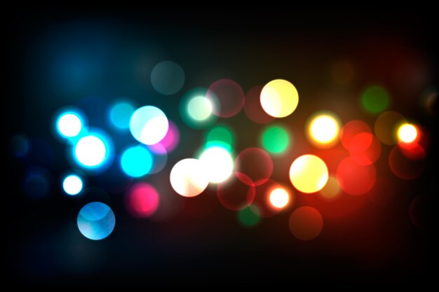 Fondo de bokeh realista