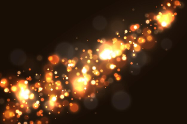 Fondo bokeh realista