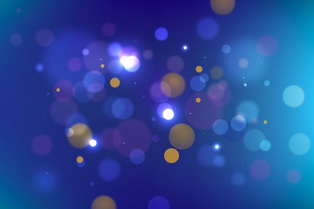 Fondo bokeh realista