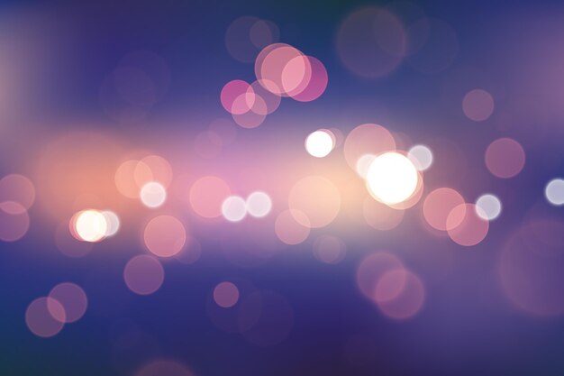 Fondo bokeh realista