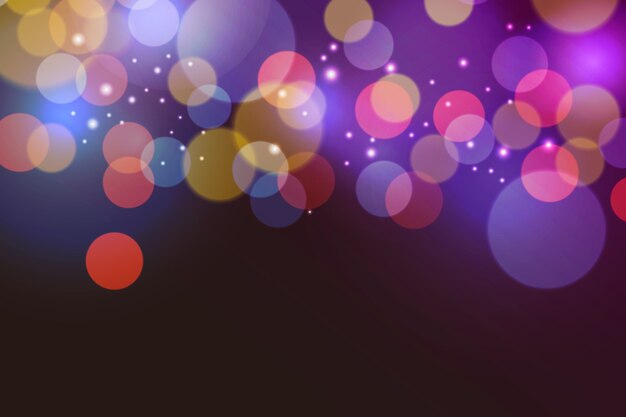 Fondo de bokeh realista