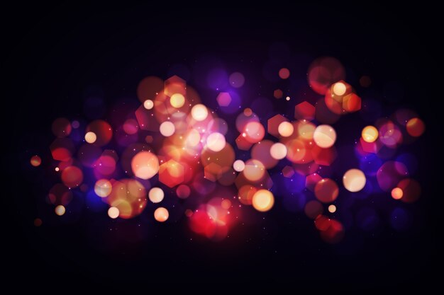 Fondo de bokeh realista