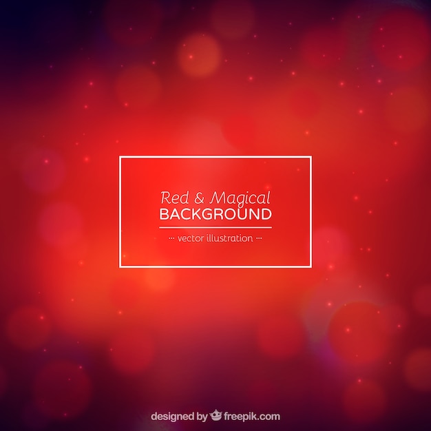 Vector gratuito fondo bokeh rojo